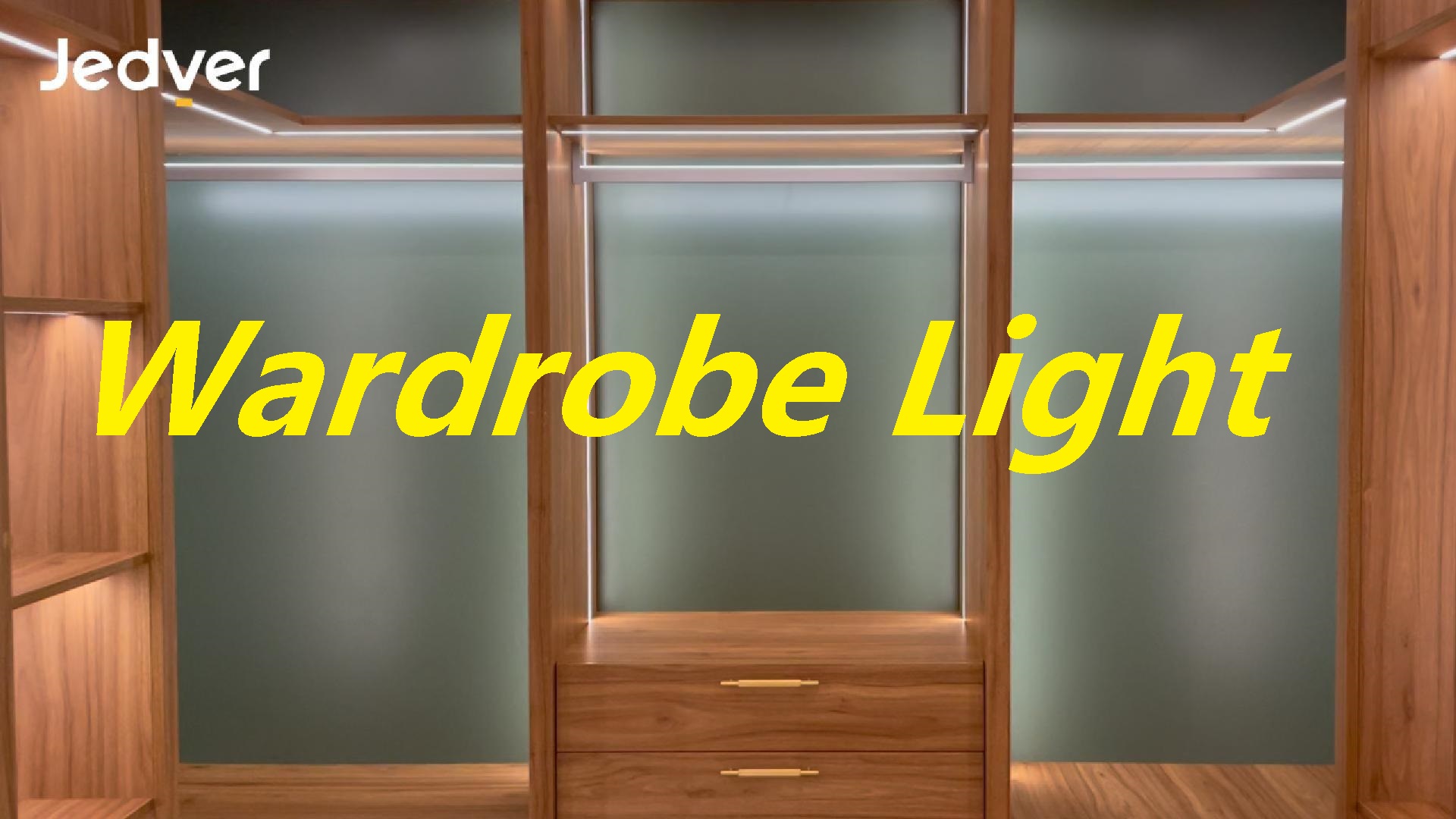 Tackling Wardrobe Lighting Woes: Jedver's Integrated Wardrobe Lights Offer the Ultimate Solution